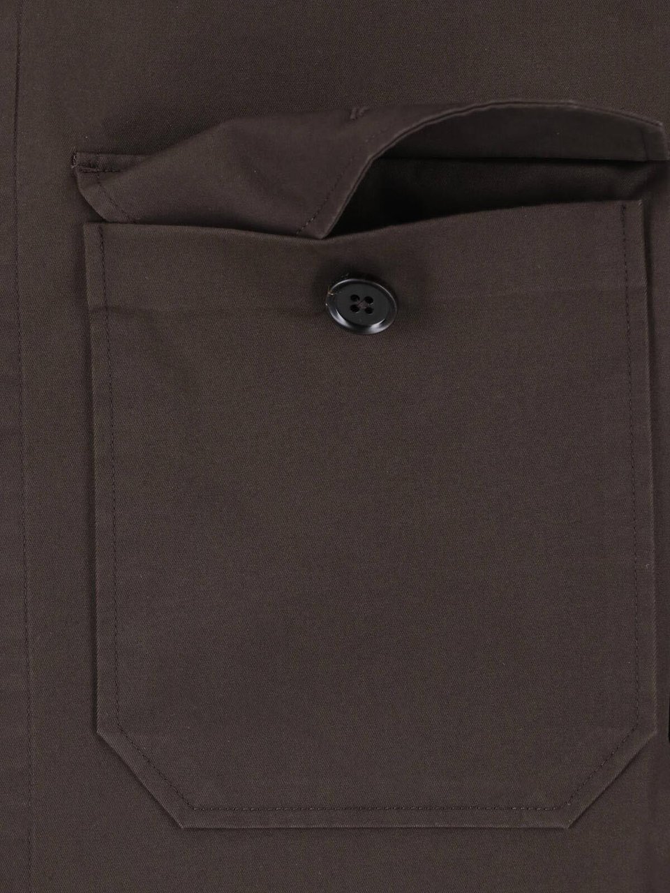 Zegna Brown Structured Tailored Silhouette Shirt Bruin
