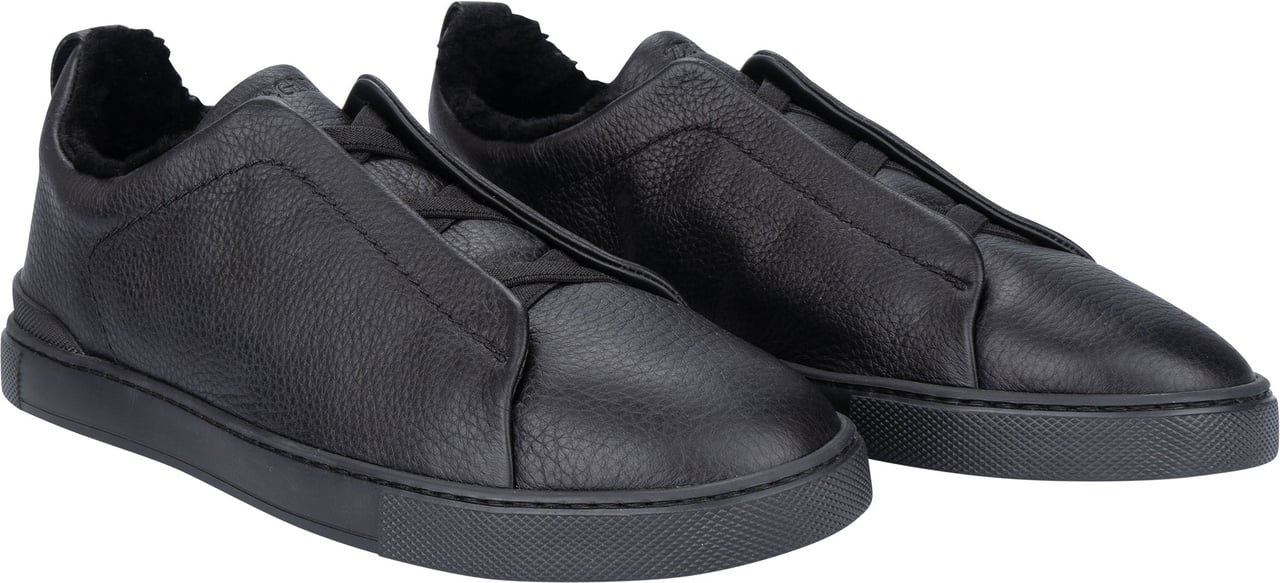 Zegna Zegna Triple Stitch Leather Sneaker (43) Divers