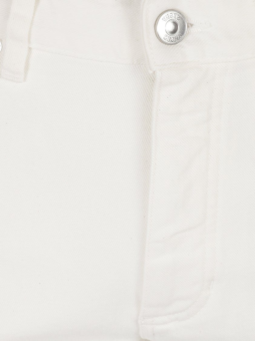 Zegna Classic Five-Pocket Straight Leg Trousers Wit