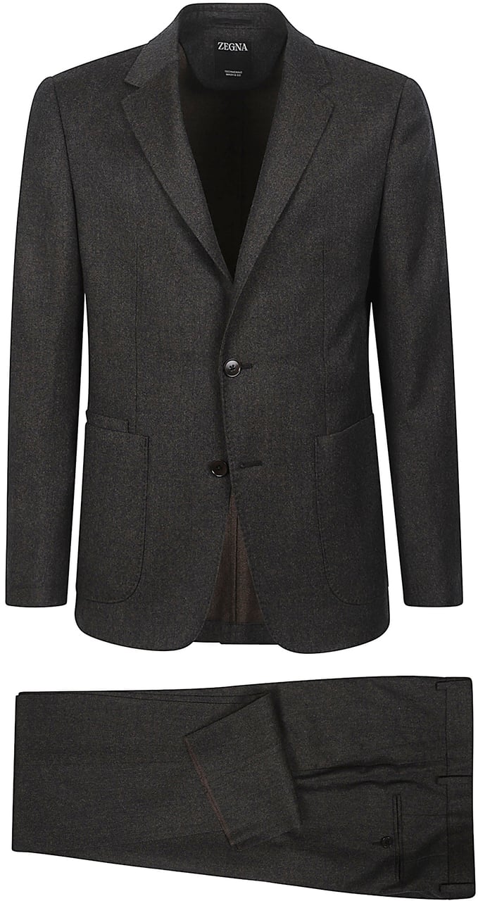 Zegna Suit Brown Bruin