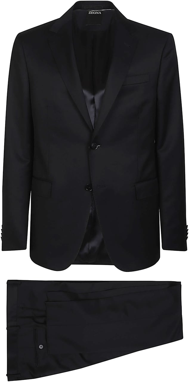 Zegna Suit Blue Blauw