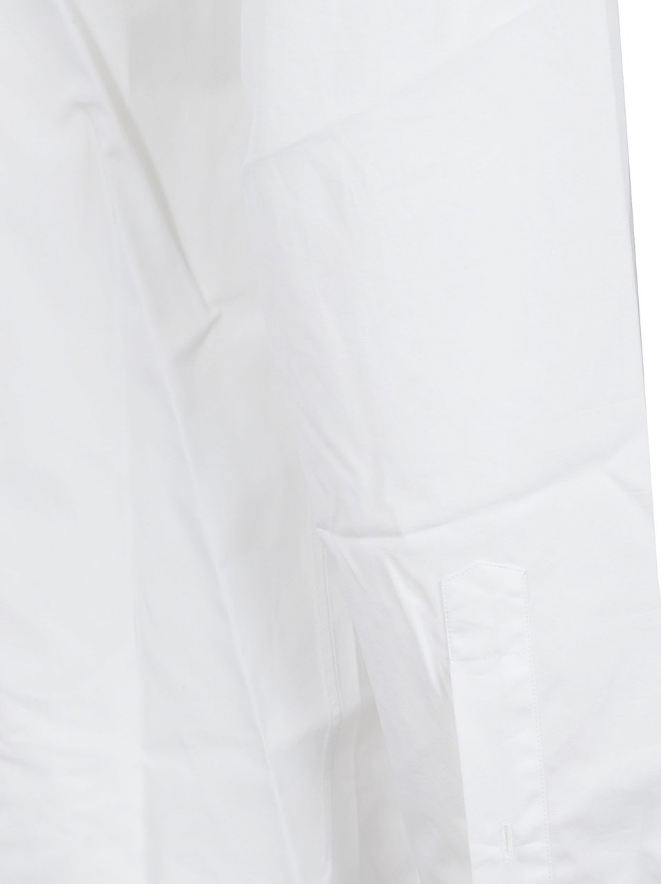 Zegna Tailored White Cotton Long-Sleeve Shirt with Pointed Collar Wit