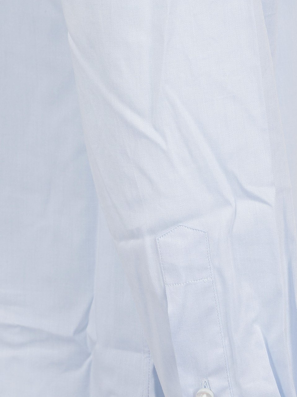 Zegna Pointed Collar Formal Shirt with Button-Down Front Wit