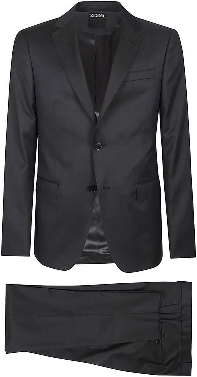 Zegna Lux Tailoring Suit Grey Grijs