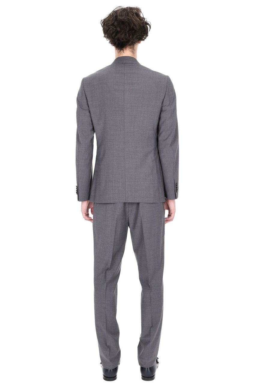 Zegna Wash&Go Techmerino Wool Suit Grijs