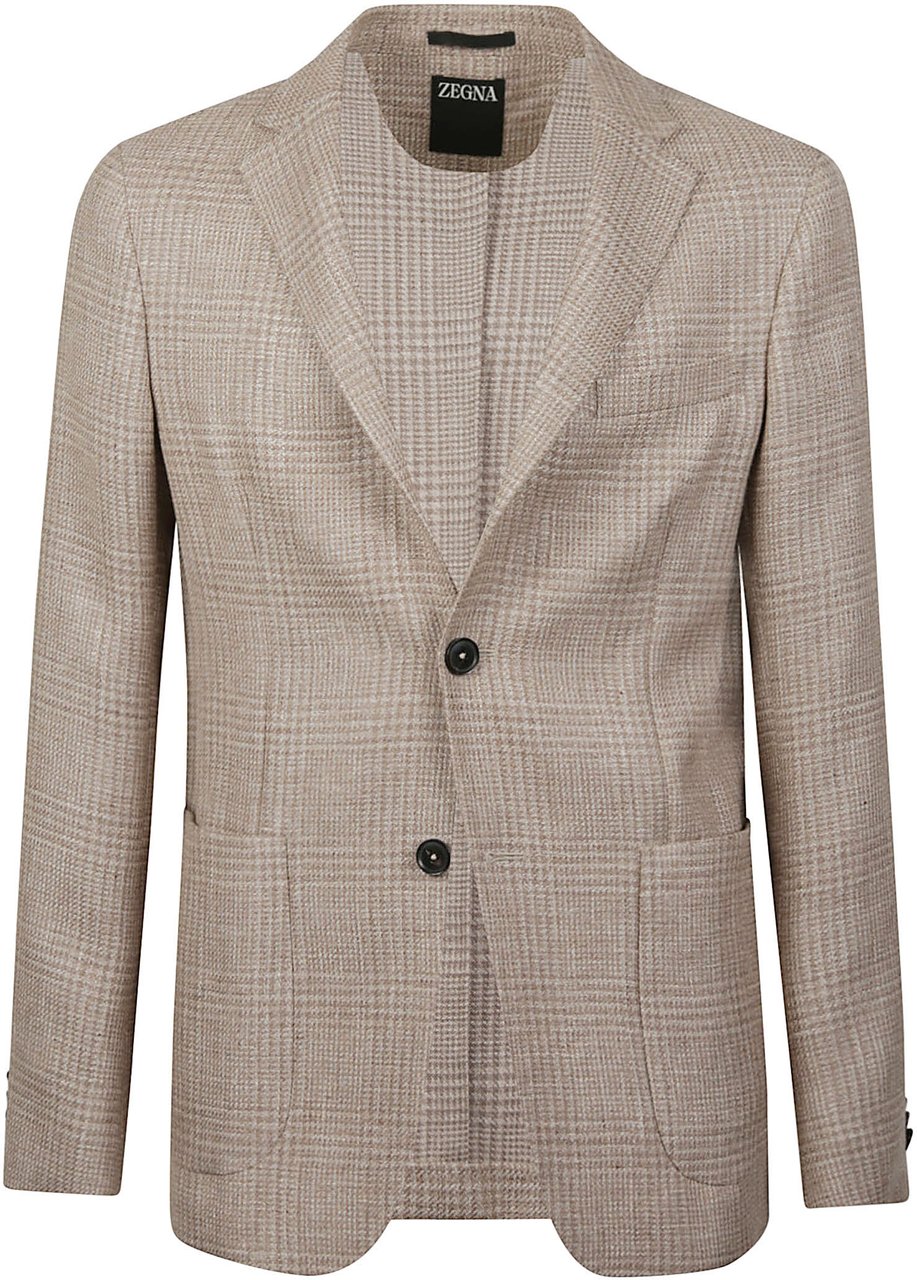 Zegna Lux Tailoring Formal Jacket Brown Bruin