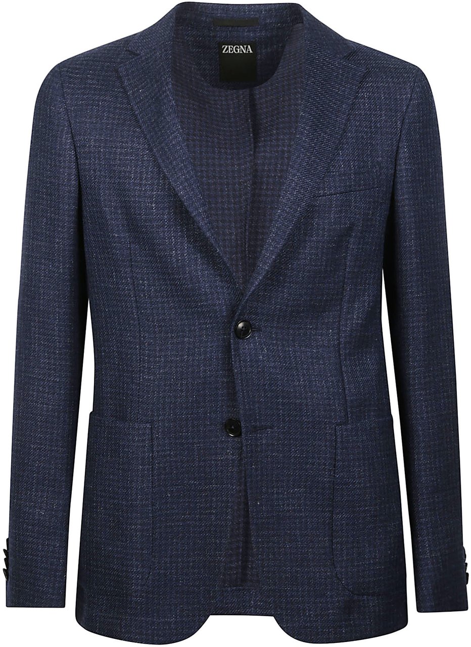 Zegna Lux Tailoring Formal Jacket Blue Blauw