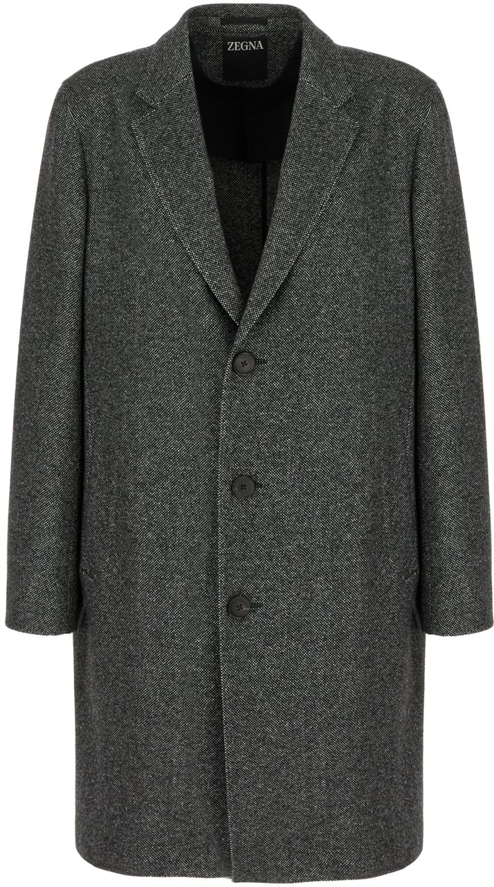 Zegna Zegna Multicolor cashmere blend coat Divers