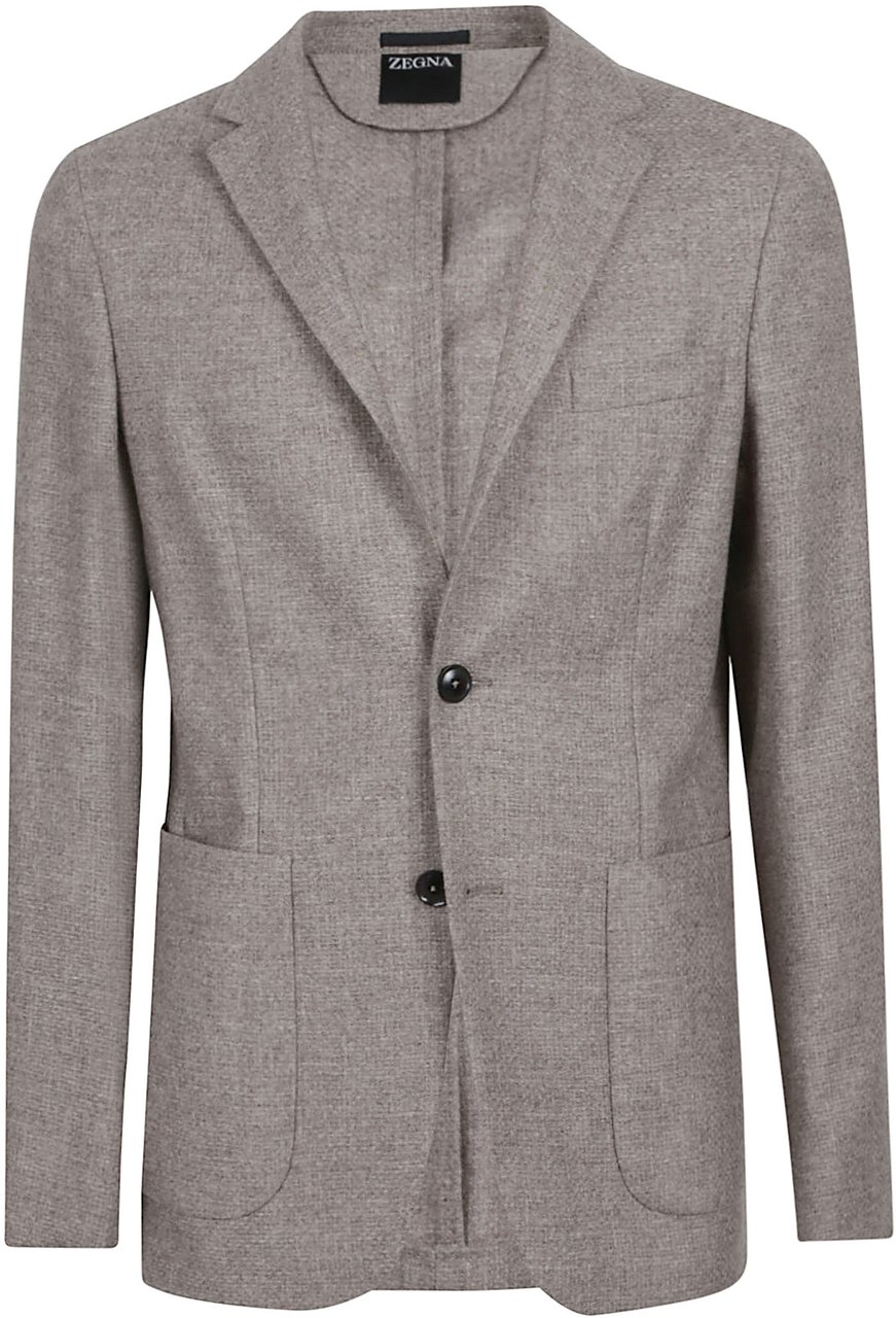 Zegna Lux Tailoring Formal Jacket Brown Bruin