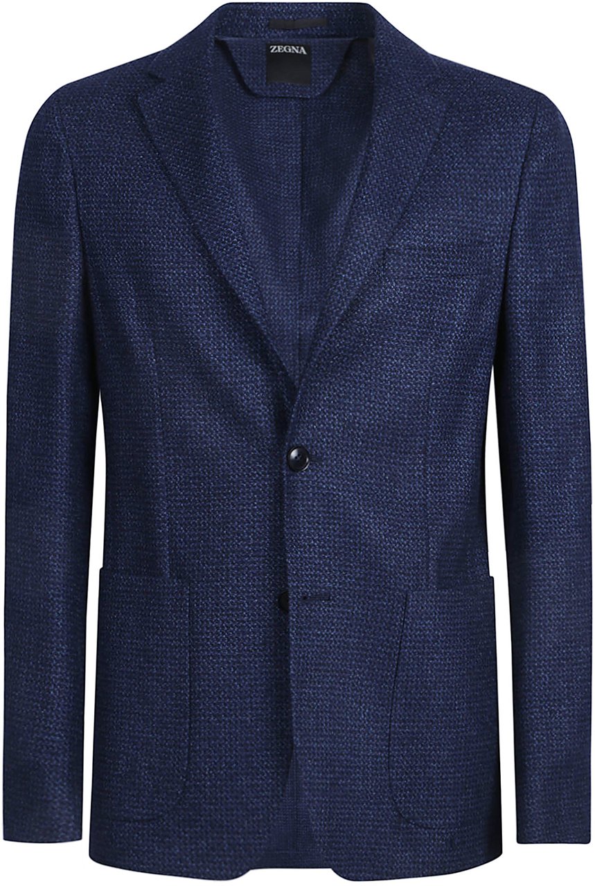 Zegna Lux Tailoring Formal Jacket Blue Blauw