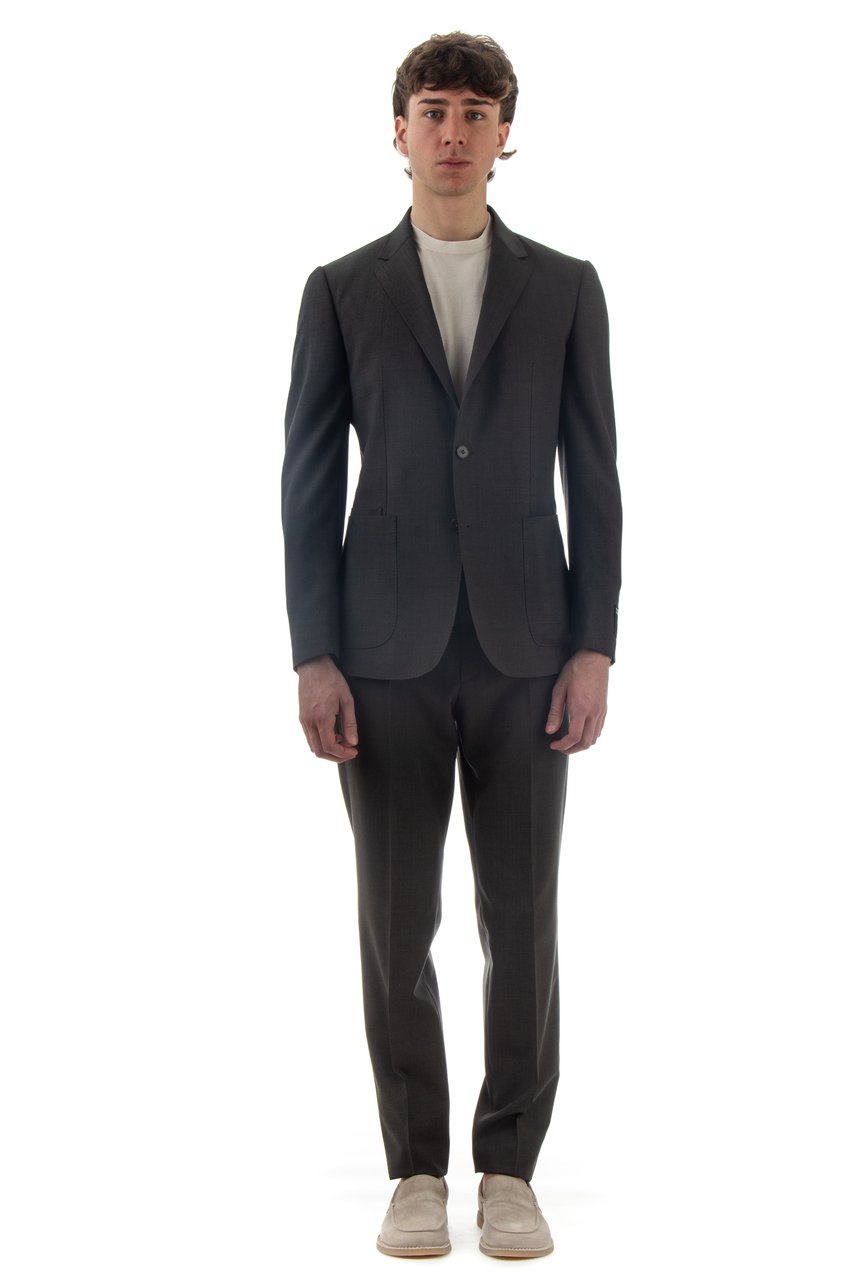 Zegna Techmerino Wash Suit Zwart
