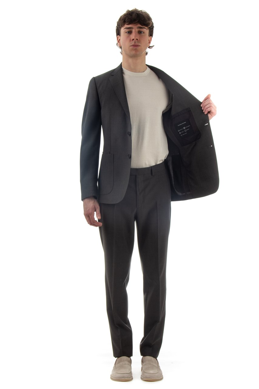 Zegna Techmerino Wash Suit Zwart