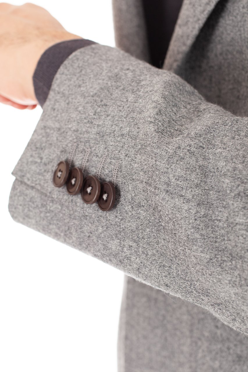 Zegna Techmerino Wash&Go Wool Suit Grijs
