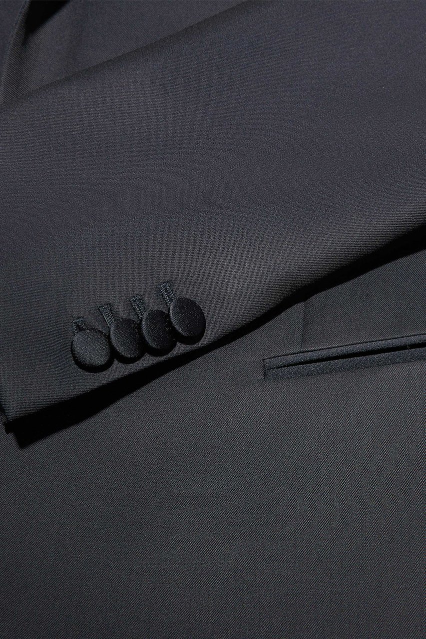 Zegna Mohair Wool Tuxedo Zwart