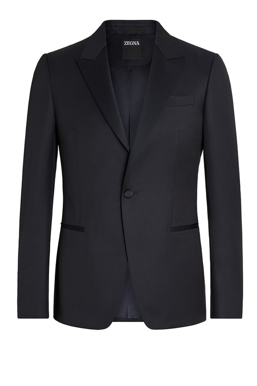Zegna Mohair Wool Tuxedo Zwart