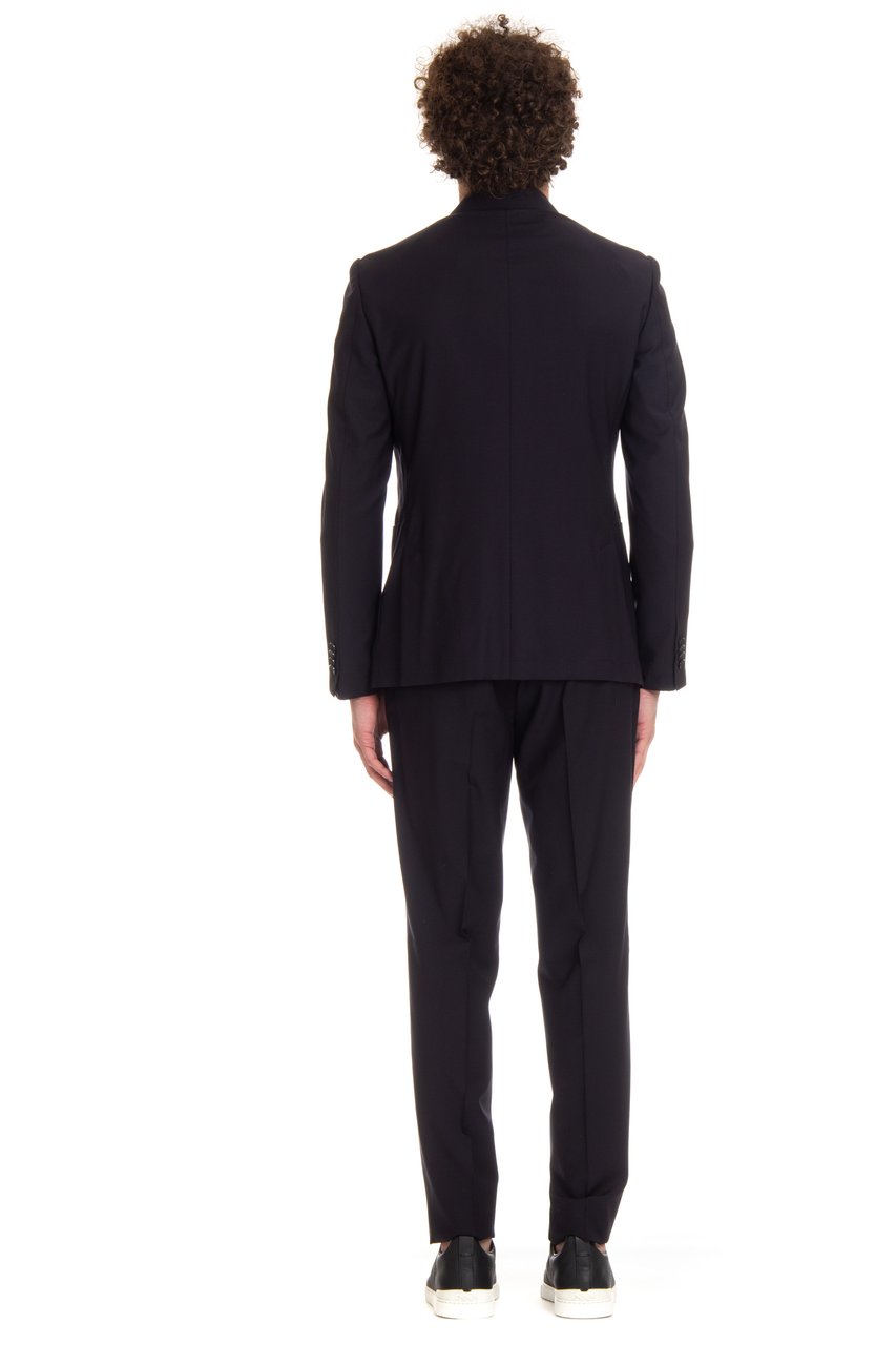 Zegna Techmerino Wool Suit Zwart