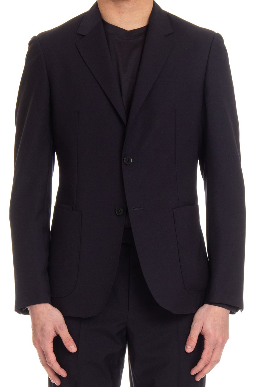 Zegna Techmerino Wool Suit Zwart