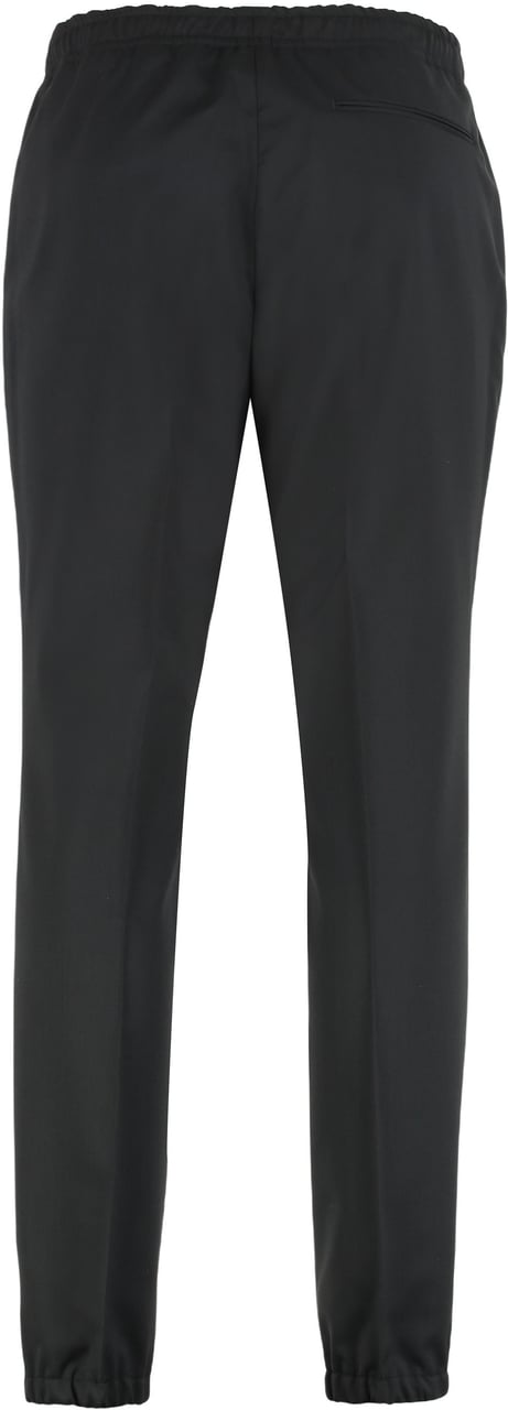 Zegna Pants in wool blend Zwart