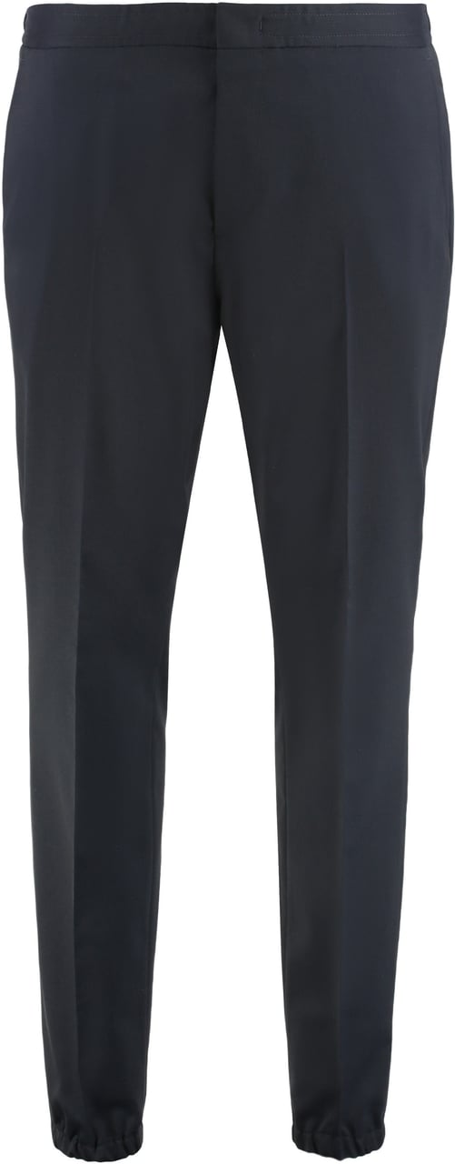 Zegna Pants in wool blend Blauw