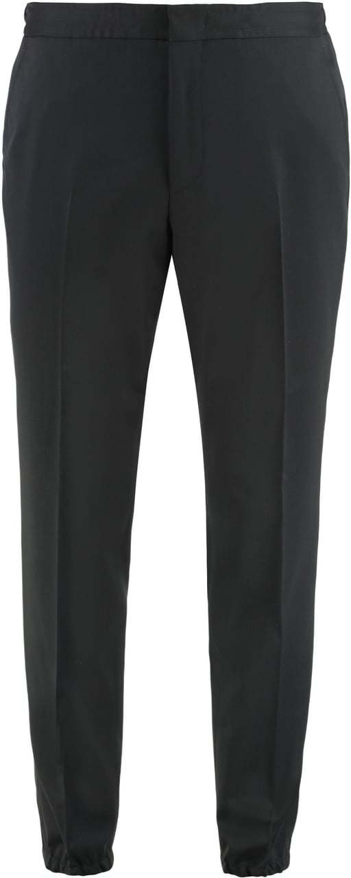 Zegna Pants in wool blend Zwart