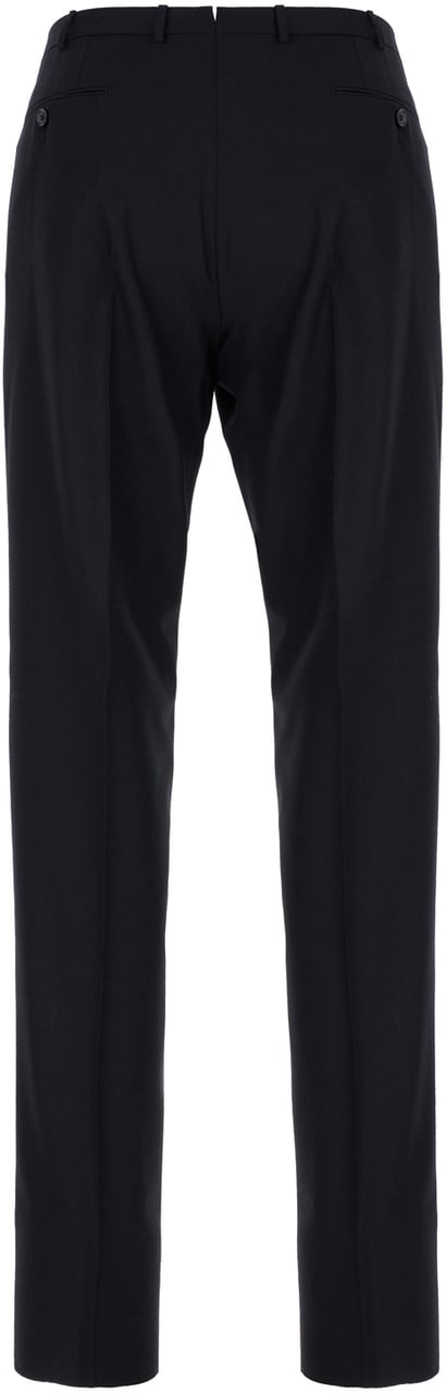 Zegna Midnight blue wool pants Blauw