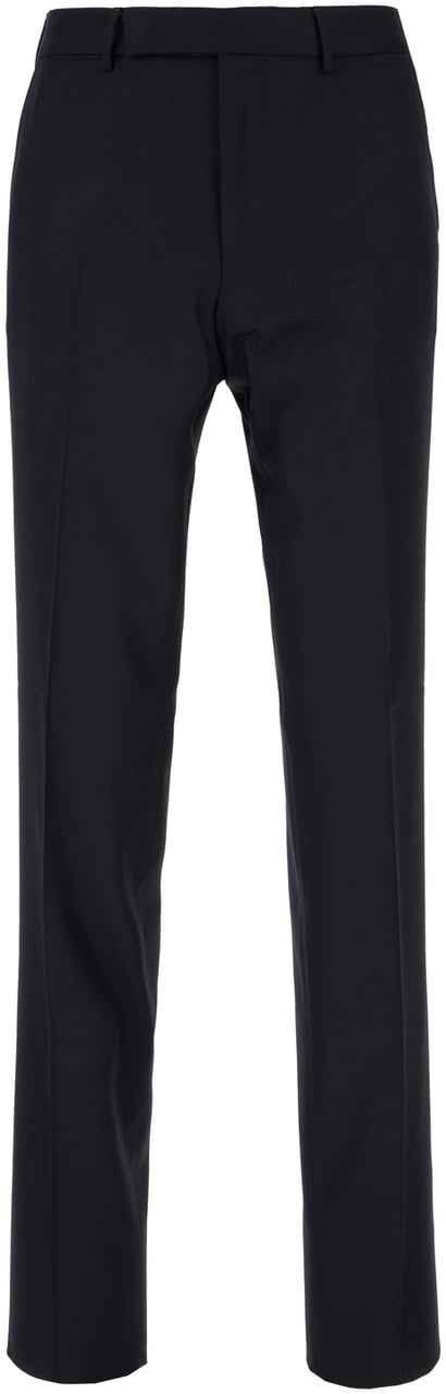 Zegna Midnight blue wool pants Blauw