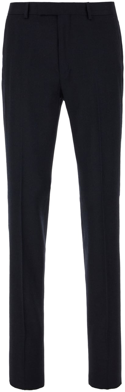 Zegna Zegna Blue wool pants Blauw