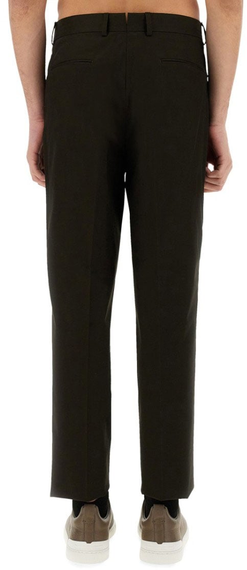 Zegna Tailored Pants With Pleated Front Bruin