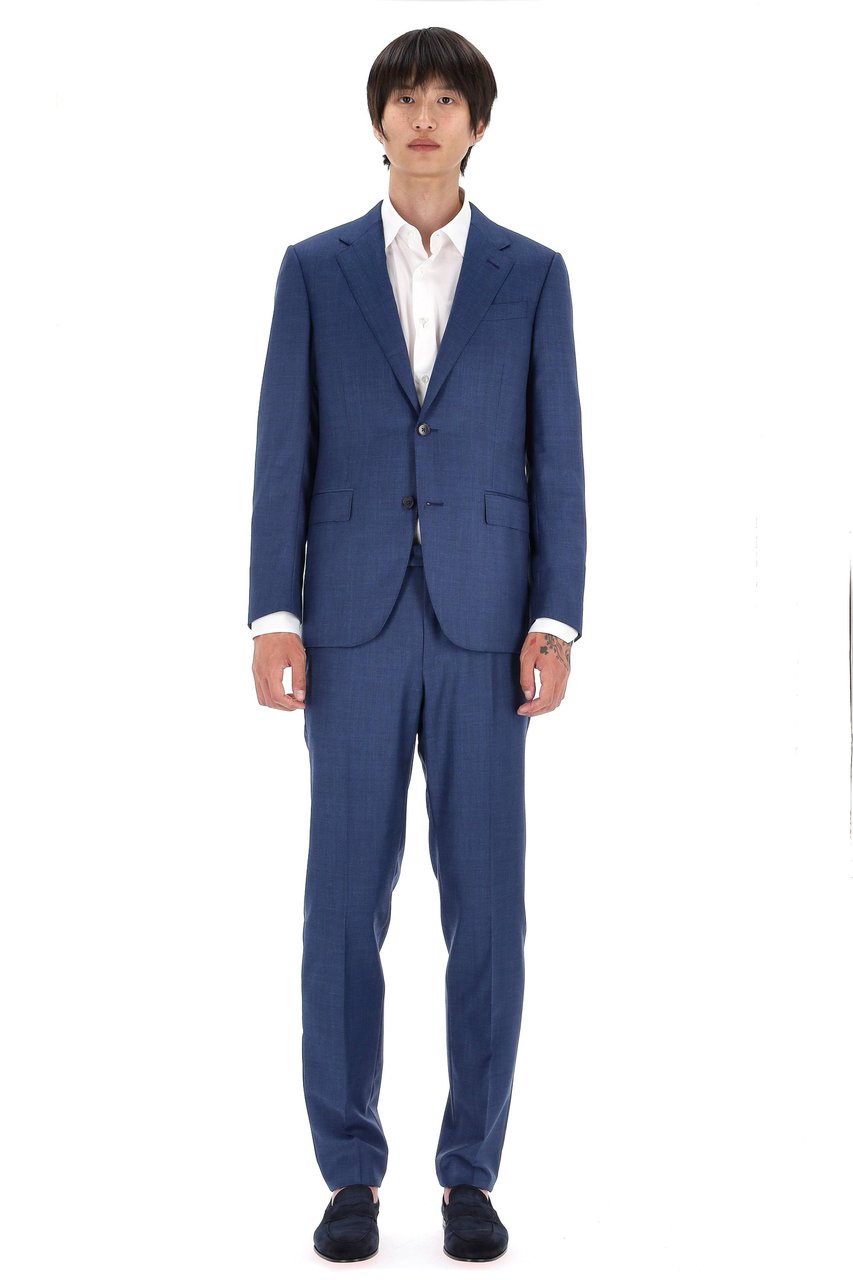 Zegna Multiseason Drop 7R Wool Dress Groen