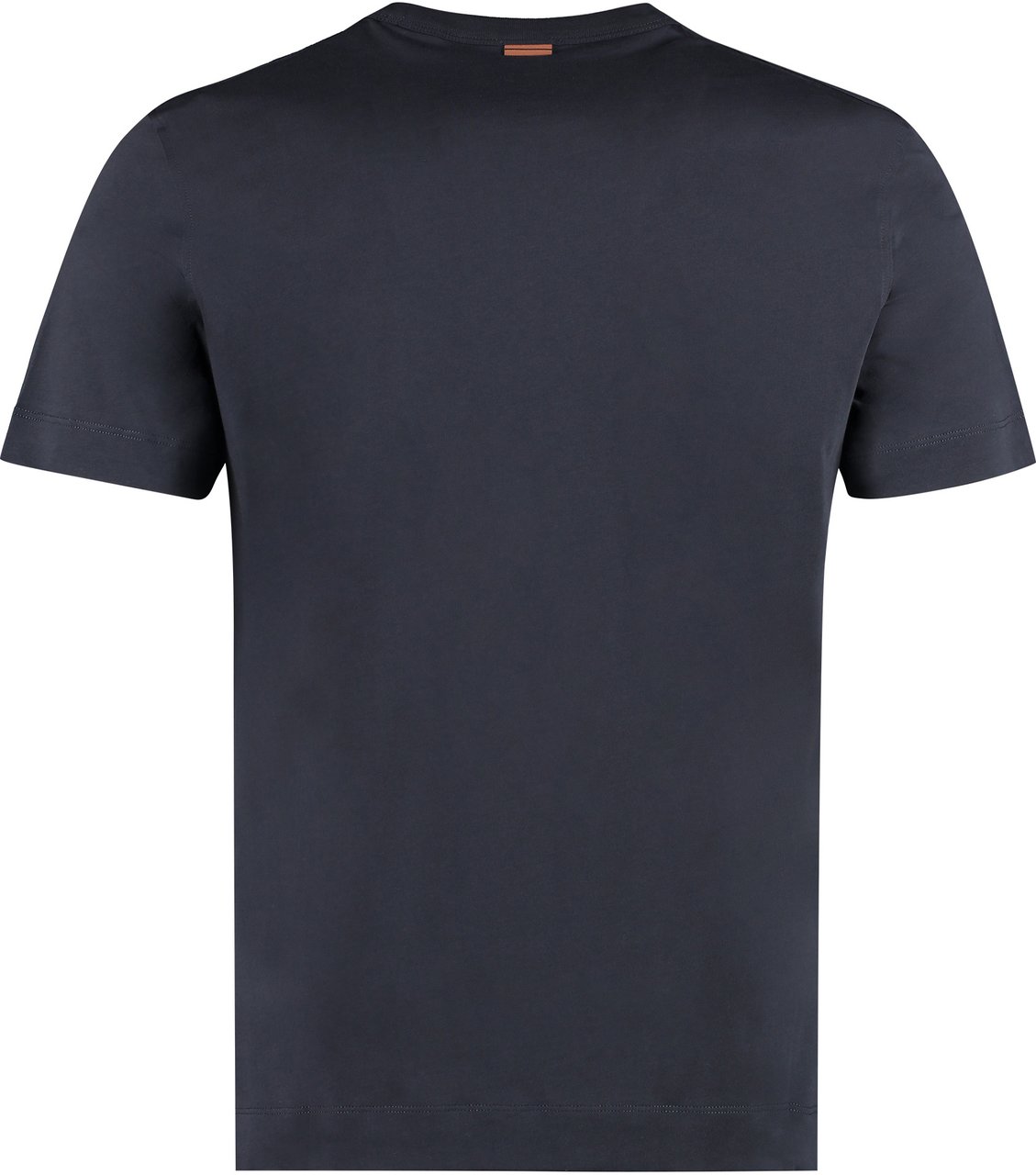 Zegna Logo cotton t-shirt Blauw
