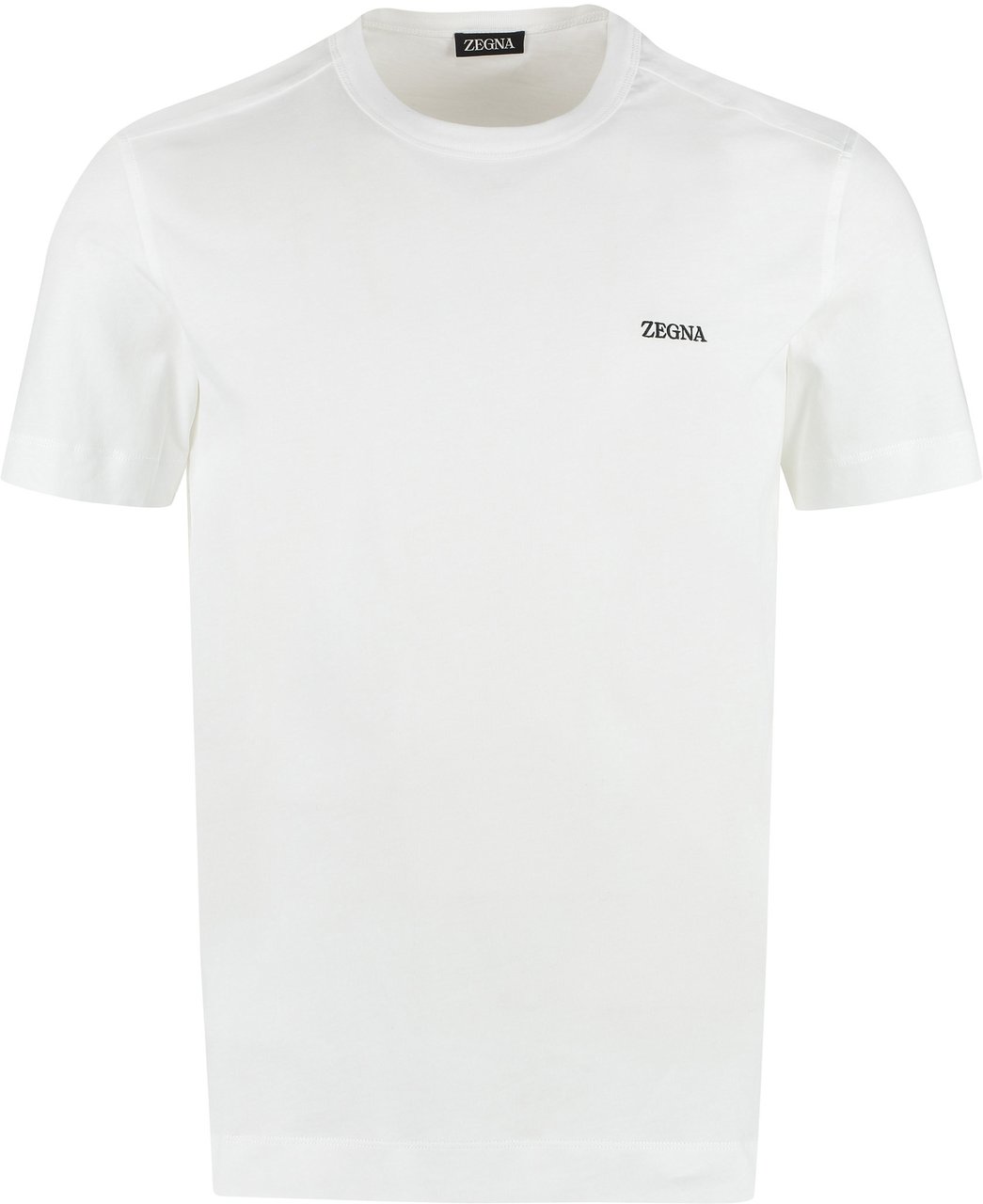 Zegna Logo cotton t-shirt Wit