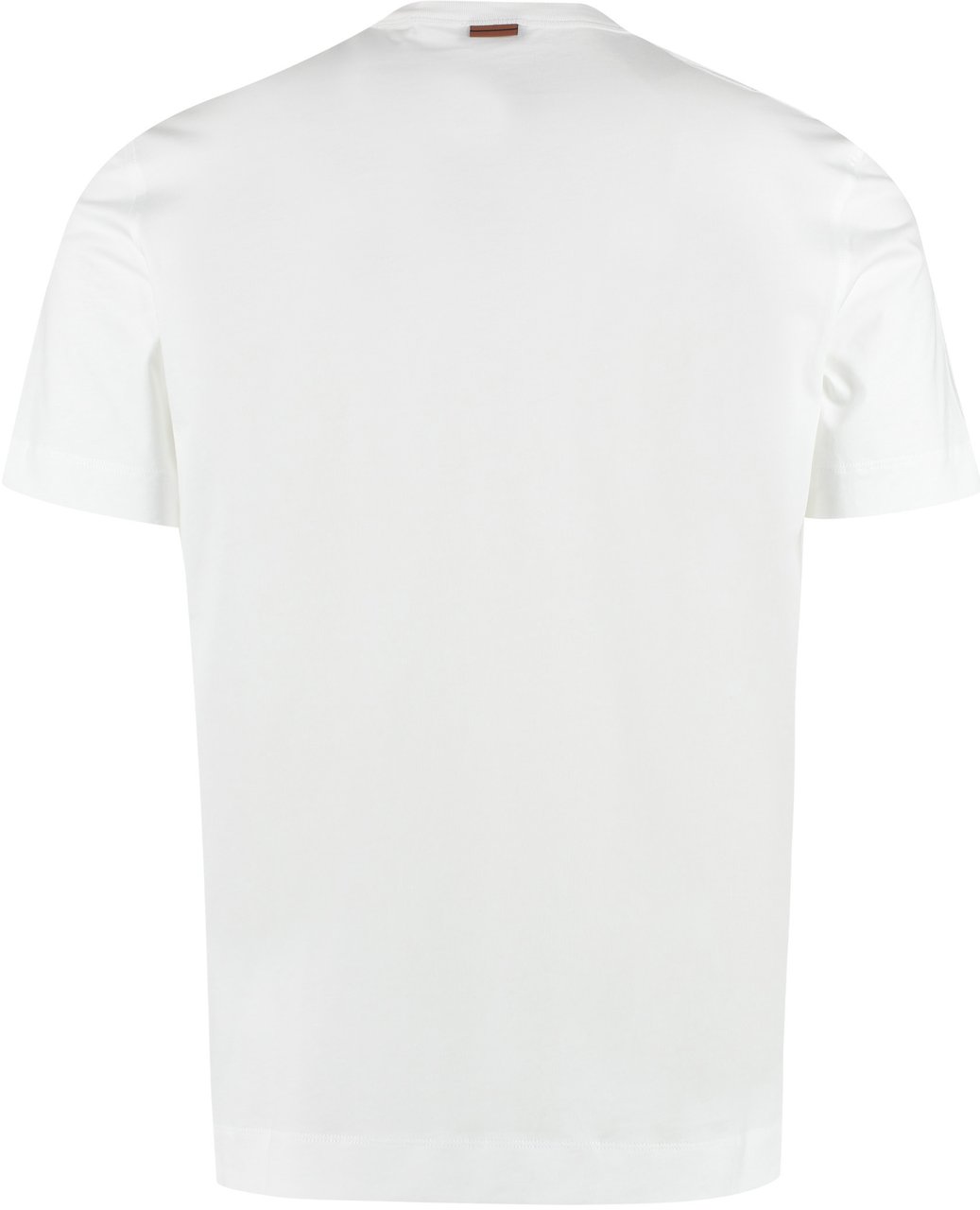 Zegna Logo cotton t-shirt Wit