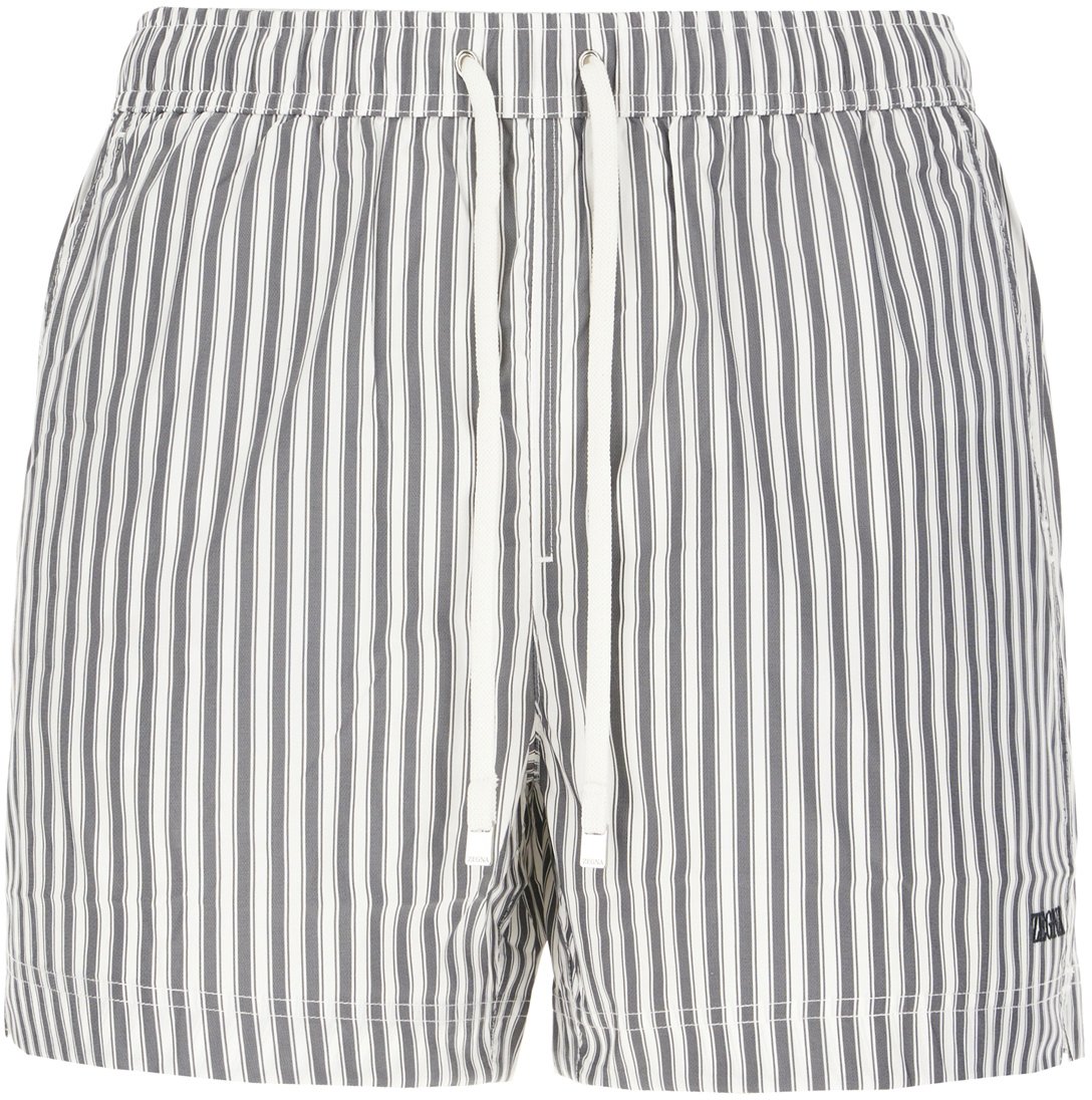 Zegna Zegna Printed nylon blend swimming shorts Divers