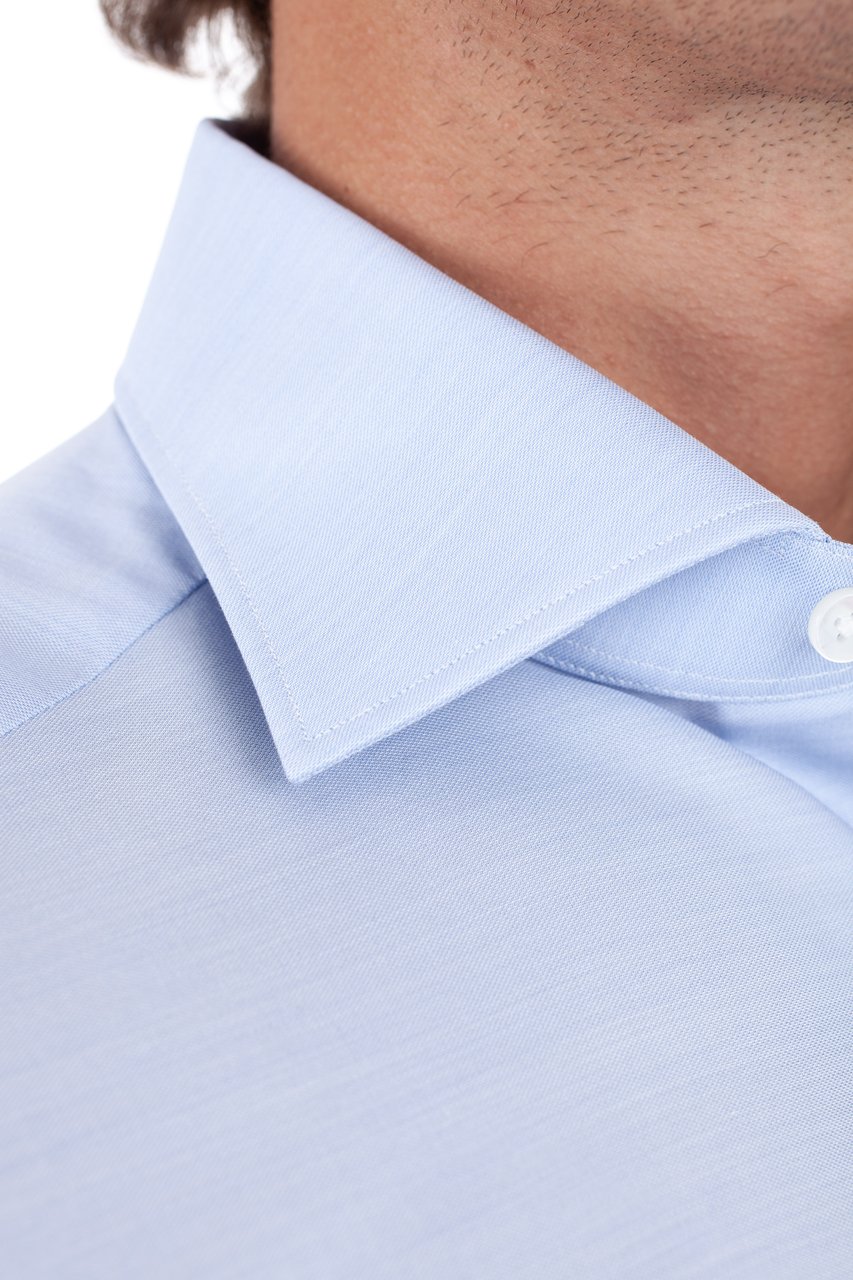 Zegna Trofeo Cotton Shirt Wit