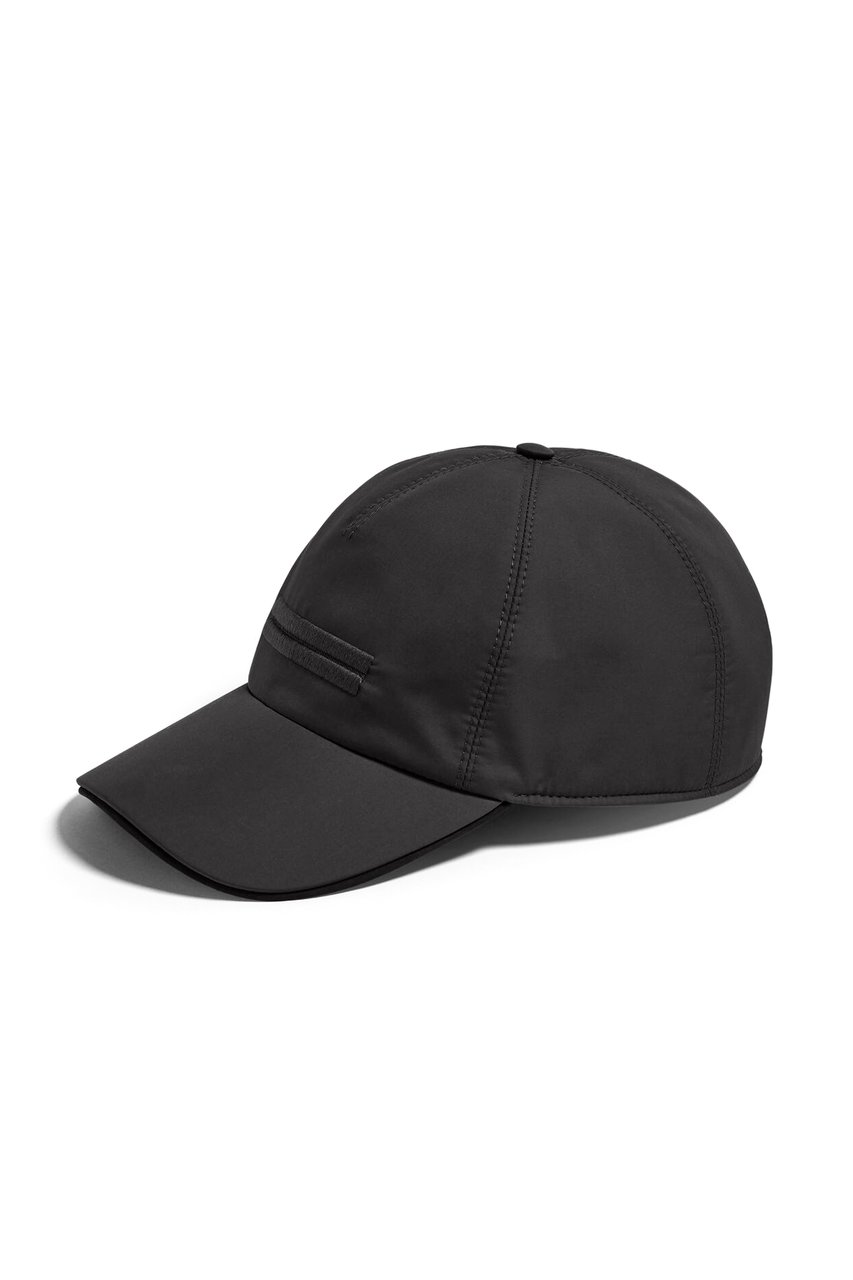 Zegna Technical Fabric Baseball Cap Zwart