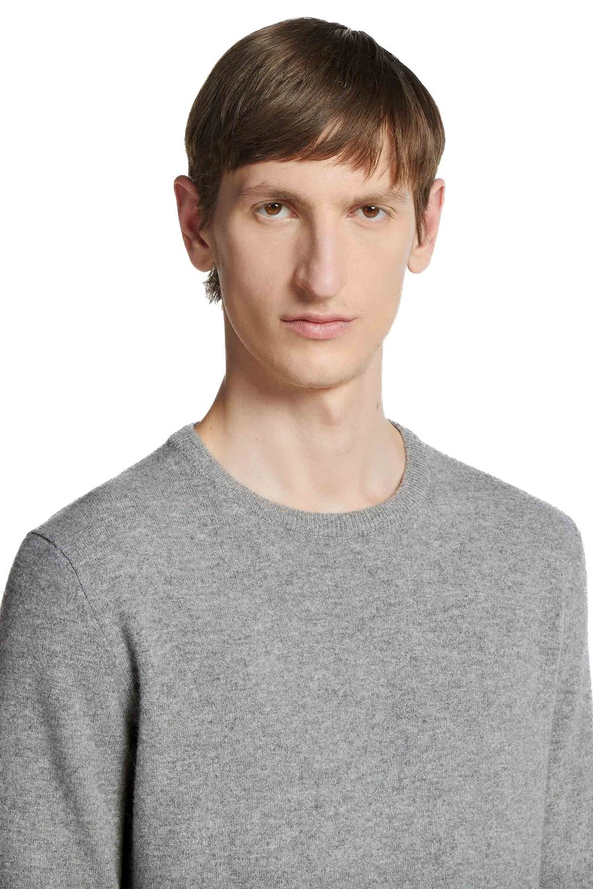 Zegna Oasi Cashmere Crewneck Sweater Grijs