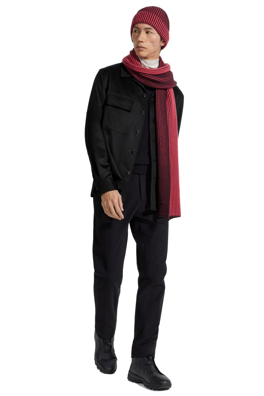 Zegna Oasi Cashmere Overshirt Jacket Zwart