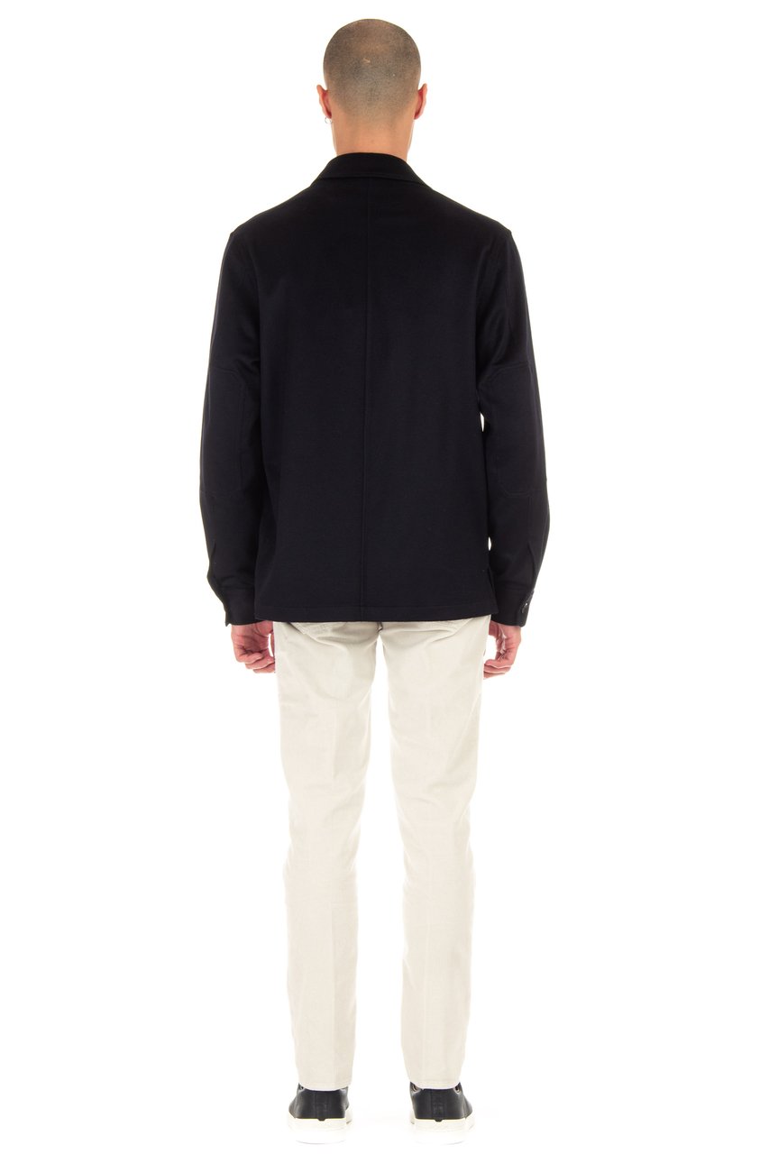 Zegna Alba Cashmere Oasi Overshirt Zwart