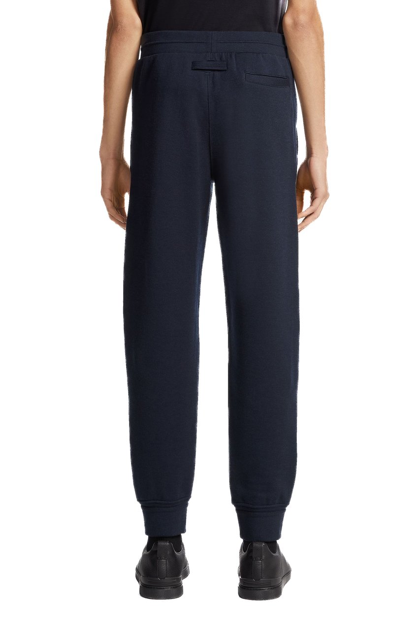 Zegna High Performance Wool-Blend Formal Pants Zwart
