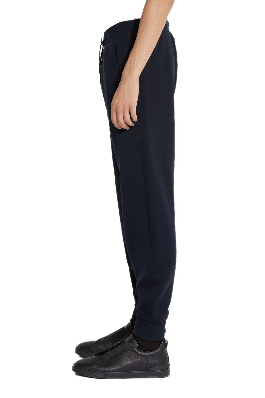 Zegna High Performance Wool-Blend Formal Pants Zwart