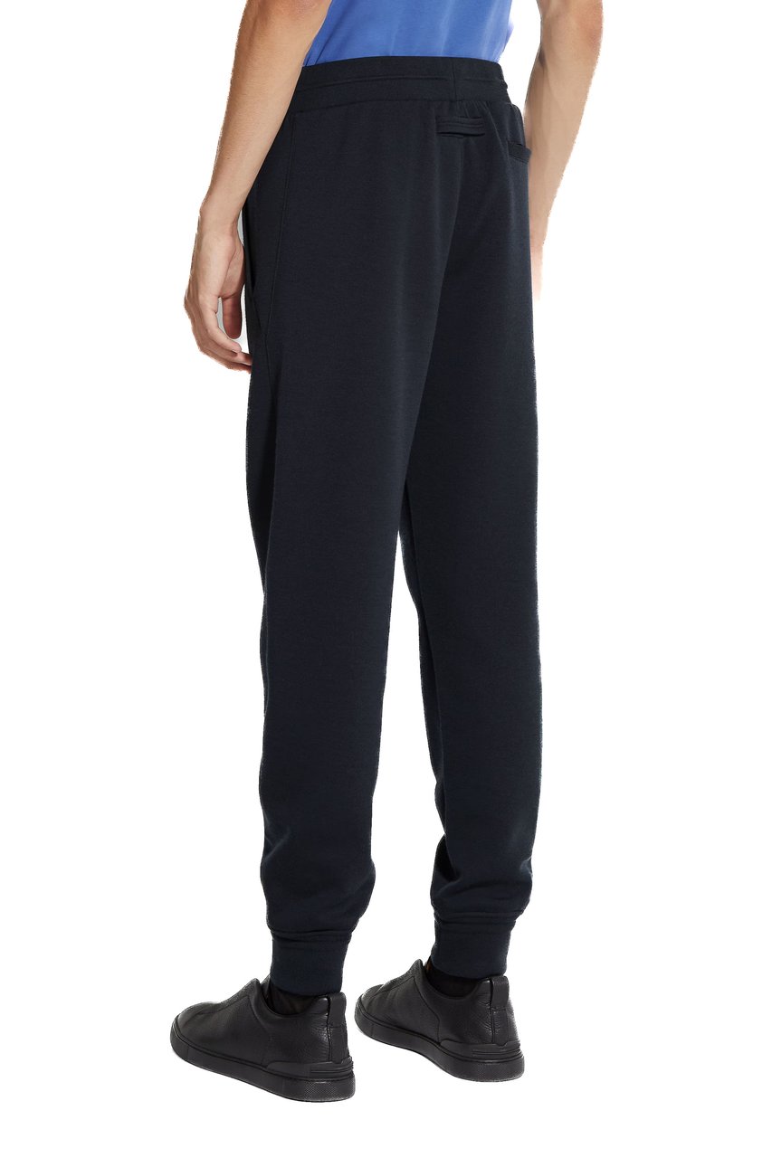 Zegna High Performance Wool-Blend Formal Pants Zwart