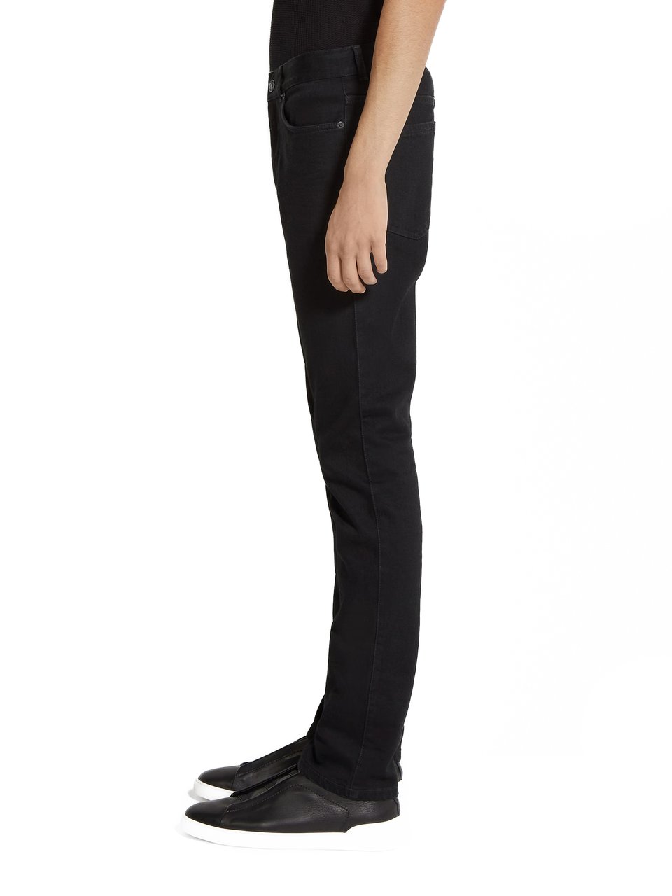 Zegna Roccia Black Comfort Jeans Zwart