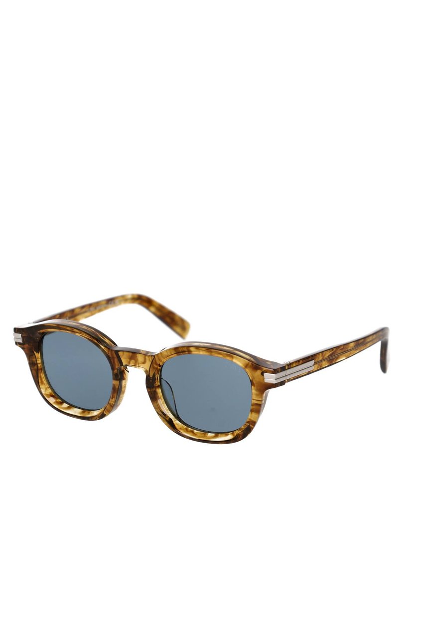 Zegna Aurora Acetate Sunglasses Blauw