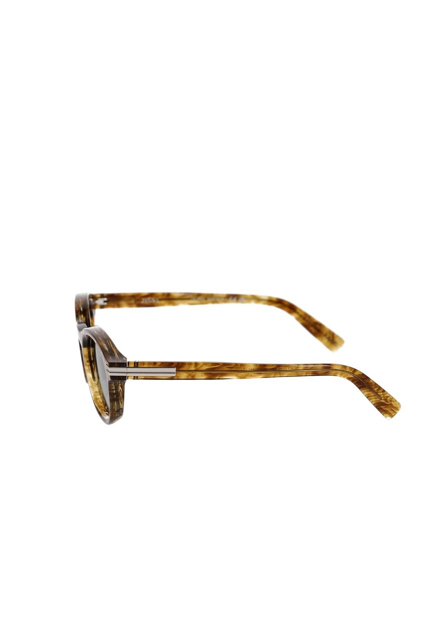 Zegna Aurora Acetate Sunglasses Blauw