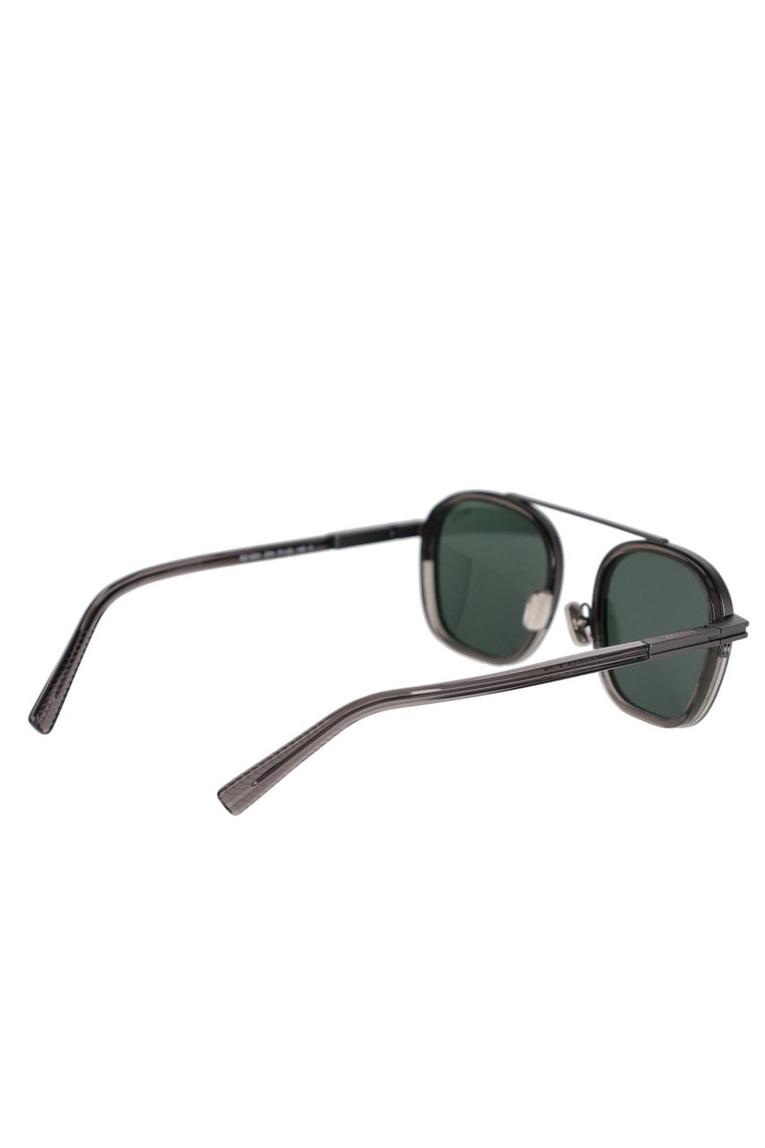 Zegna Acetate Metal Sunglasses Grijs