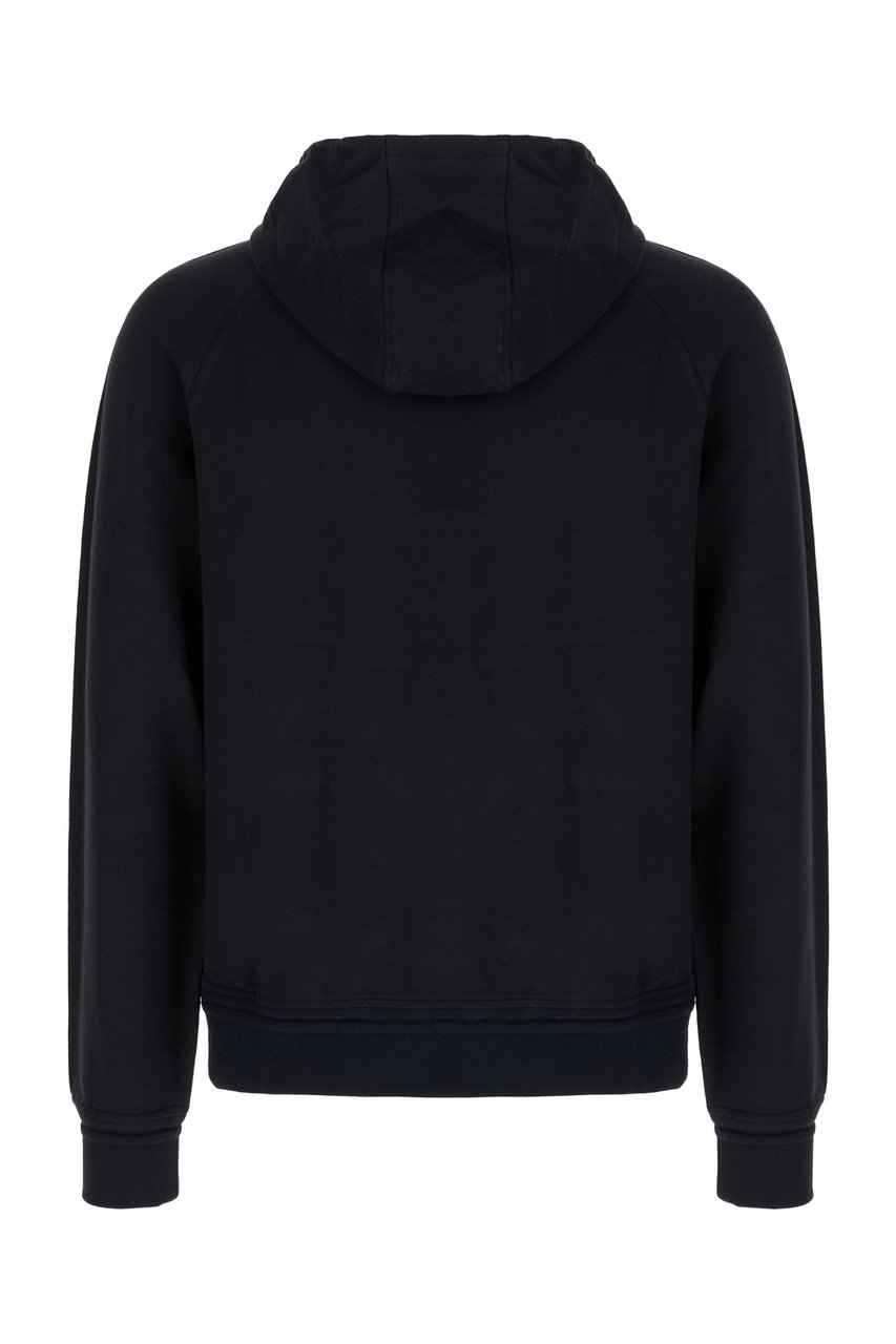 Zegna Zegna Black polyester sweatshirt Zwart