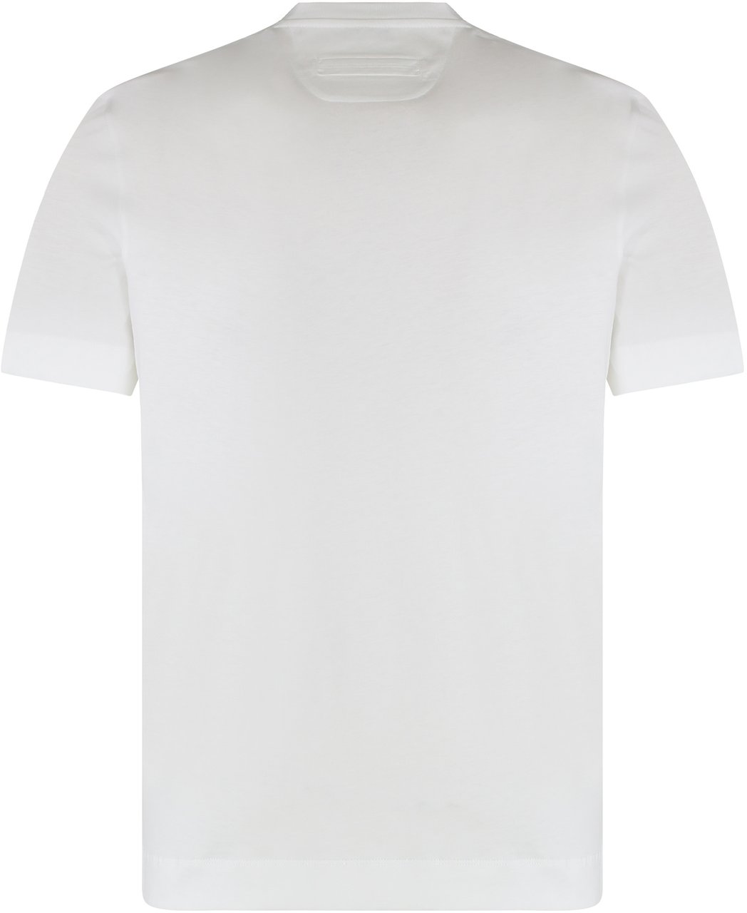 Zegna Crew neck T-shirt in cotton Wit