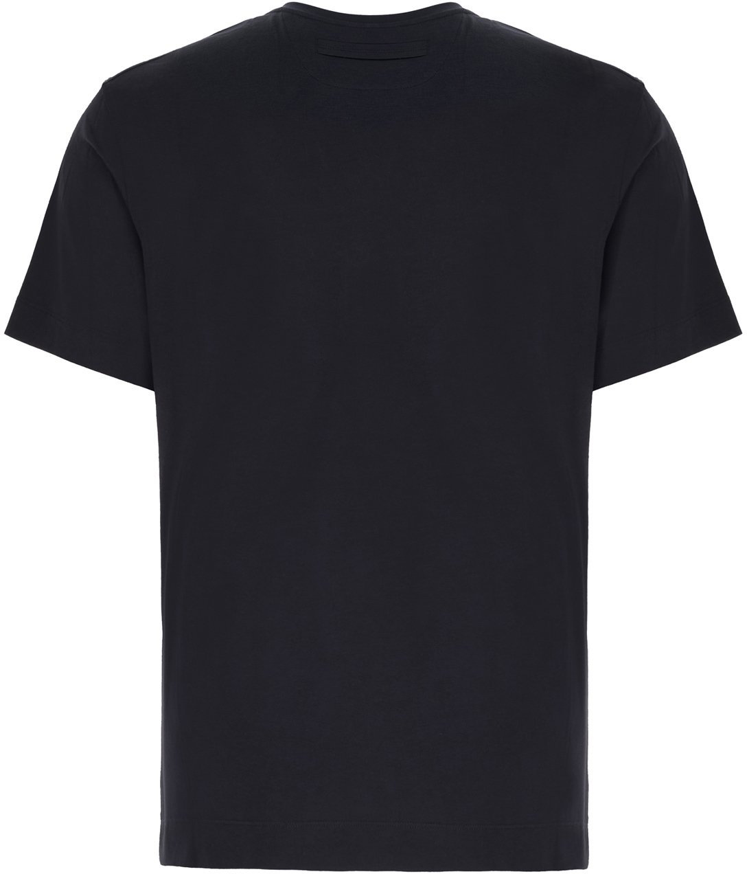 Zegna Zegna Midnight blue cotton t-shirt Blauw