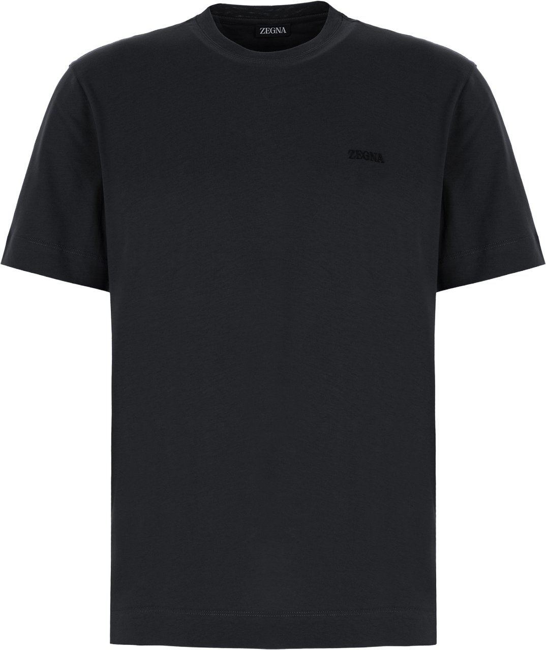 Zegna Black cotton t-shirt Zwart