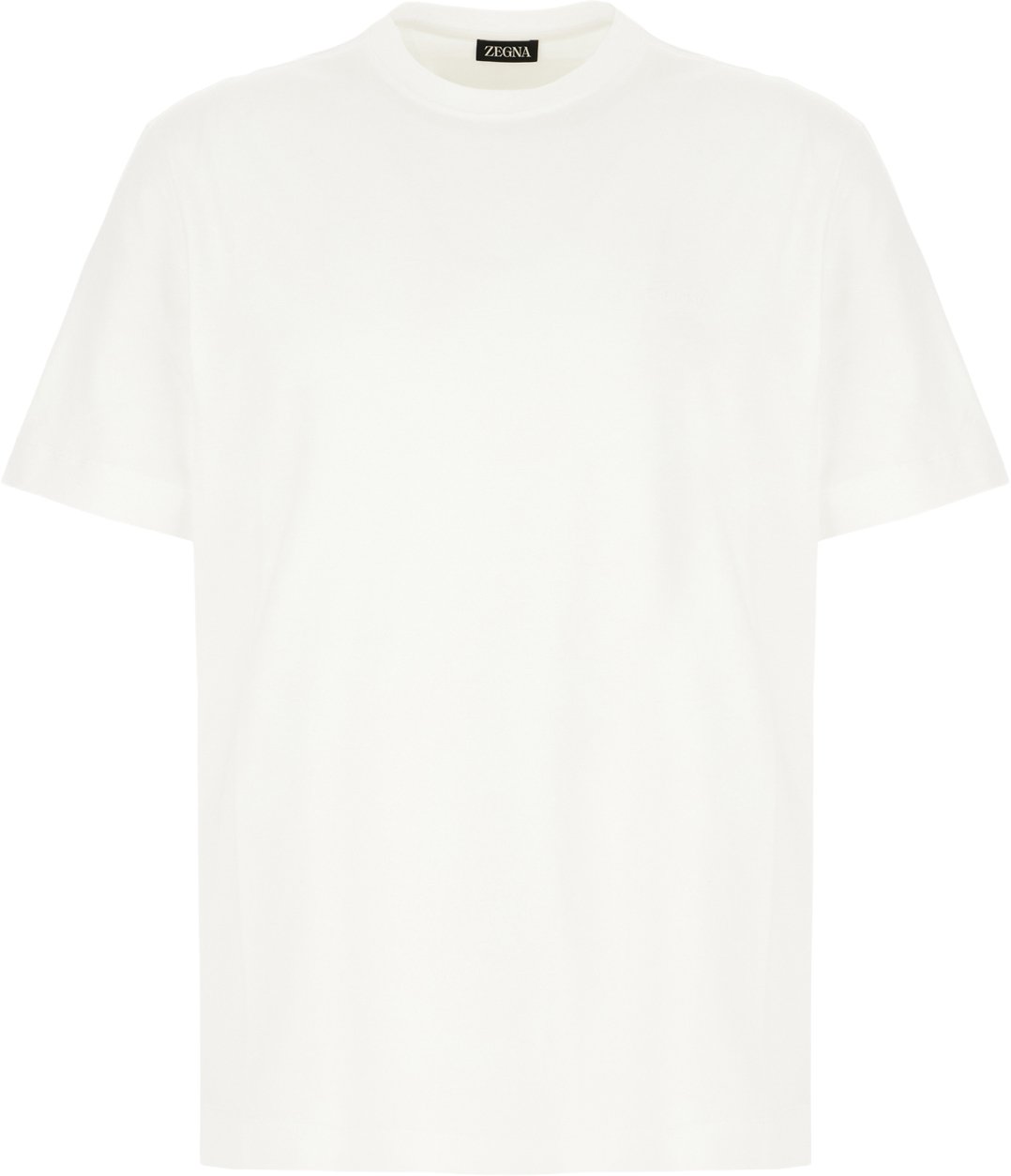 Zegna White cotton t-shirt Wit